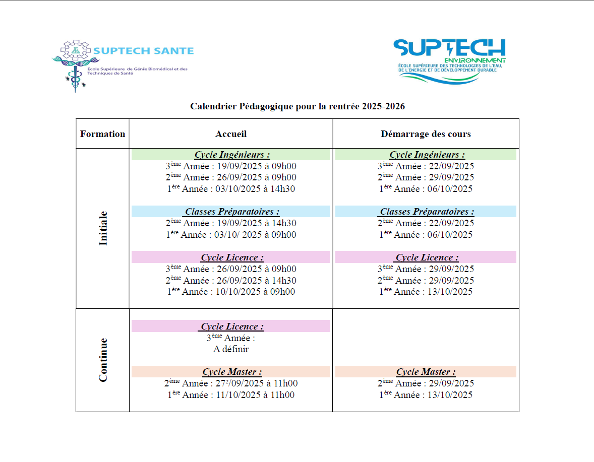 Calendrier Image